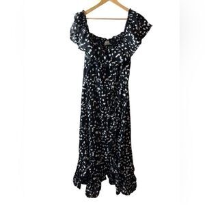 ASOS swim coverup off shoulder dress 14